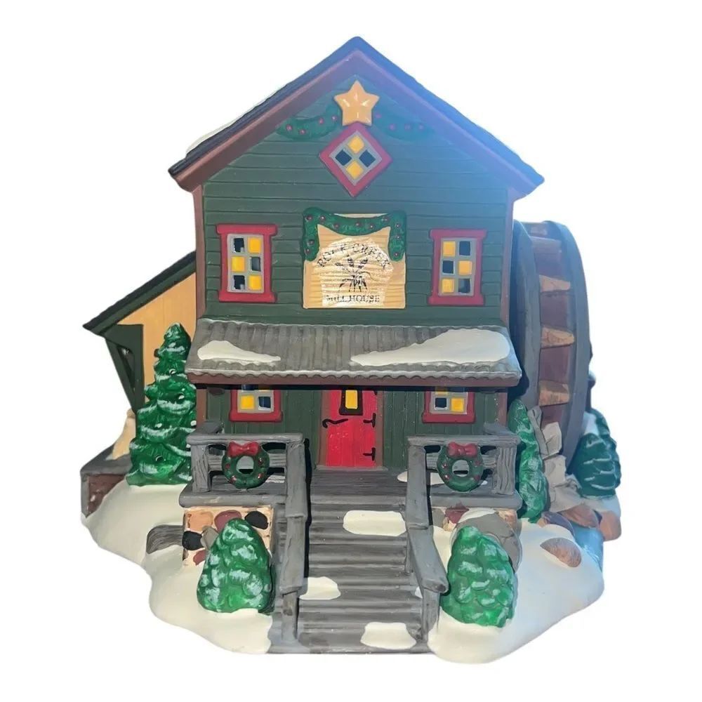 Department 56 Rock Creek Mill House Original Snow Village Christmas 1988 54932